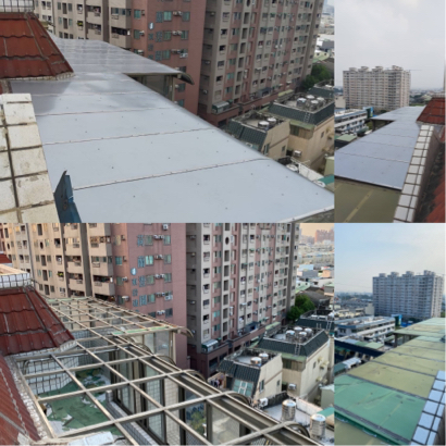 温銘伍 - 高樓 更換採光罩 