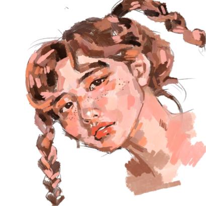 賴怡霖 - 油畫風格人物