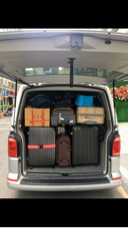 阿諴！全台灣旅遊！9人座車接送服務 - 行李可放空間参考