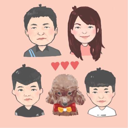 彭馨民 - 家庭繪製