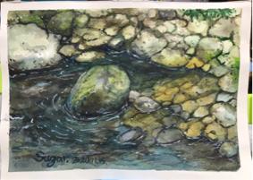 宇美術工作室 - 成人水彩學生作品