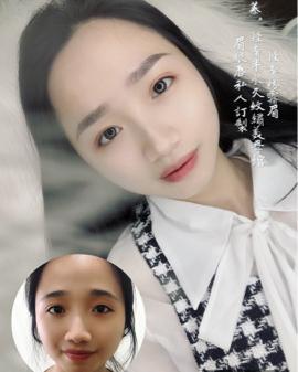 蓁。輕奢半永久紋繡專業美學/眉眼唇私人訂制/日韓式嫁接睫毛/ - 輕奢粉霧眉