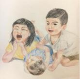 林采涵 - 小孩照 - 色鉛筆