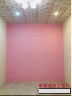 專業油漆工程行 - 主牆分色：粉紅色