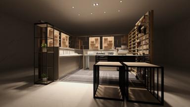 達舍創研所室內裝修有限公司 - 銀飾專櫃設計:手工製作銀器的個性小店,櫃位陳列展示的重點除了展示以外,還要著重在diy區域的空間要足夠,所以在工作桌及展示架的功能有特殊規劃,在桌面下方也有足夠的收納功能。
色系搭配:明亮的暖色系。
材質搭配:玻璃、輕原木、金屬烤漆、五金層架。
照明設計:直接照明、間接照明、櫥櫃照明。 達舍創研所室內裝修有限公司 - 銀飾專櫃設計:手工製作銀器的個性小店,櫃位陳列展示的重點除了展示以外,還要著重在diy區域的空間要足夠,所以在工作桌及展示架的功能有特殊規劃,在桌面下方也有足夠的收納功能。
色系搭配:明亮的暖色系。
材質搭配:玻璃、輕原木、金屬烤漆、五金層架。
照明設計:直接照明、間接照明、櫥櫃照明。