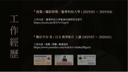 陳妍樺 - 工作經歷