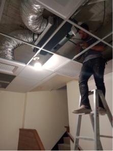 嘉鑠冷凍空調企業 - 新蓋骨科診所 吊隱式送風機冷氣安裝 嘉鑠冷凍空調企業 - 新蓋骨科診所 吊隱式送風機冷氣安裝