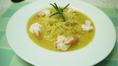 桓軒企業社 - 南瓜鮮蝦義大利麵