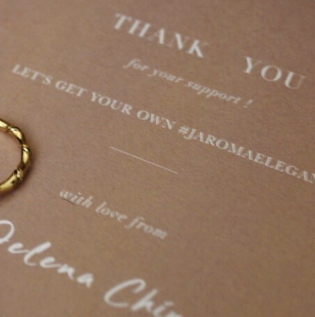 JAROMA  - 謝卡設計