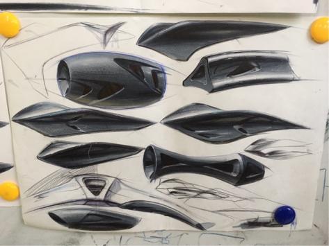 黃尚豪 - 工業設計素描作品