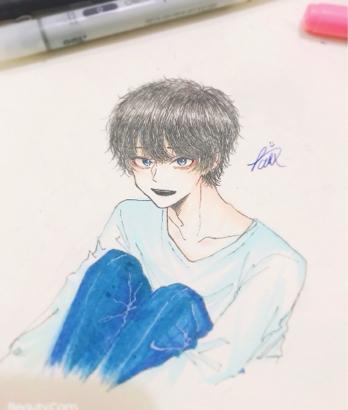 莫小楠Nan - 手繪（麥克筆）