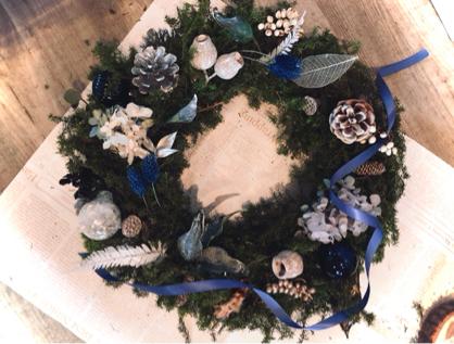 拾空花藝 - 聖誕花圈｜銀河星空