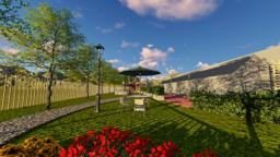 chiill_art工作室/藝術/空間與平面設計/音樂教室 - 庭院設計圖 chiill_art工作室/藝術/空間與平面設計/音樂教室 - 庭院設計圖