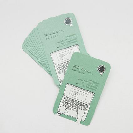 泳荃插畫 - 手繪名片以文青風格帶出編劇個人特色。 泳荃插畫 - 手繪名片以文青風格帶出編劇個人特色。