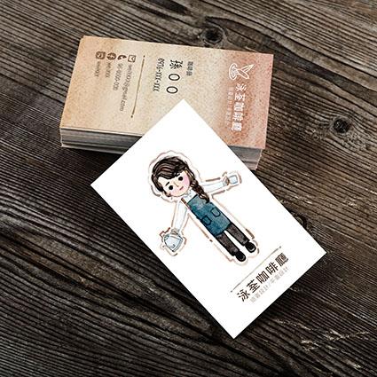 泳荃插畫 - 以可愛的手繪人物做區分職務類別的名片設計。 泳荃插畫 - 以可愛的手繪人物做區分職務類別的名片設計。