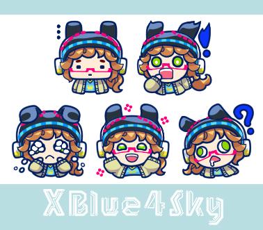 九重護 - 01.遊戲實況主委託一系列製作:Twitch貼圖。 九重護 - 01.遊戲實況主委託一系列製作:Twitch貼圖。