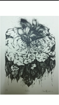 城市說夢人 - 單色絹印版畫