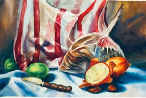 昀蒨 - 水彩臨摹