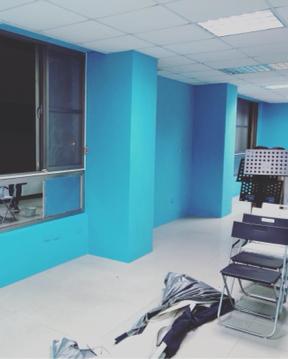 宸恩油漆整修工程 - 音樂教室 跳色上漆