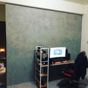 宸恩油漆整修工程 - 主牆樂土施工