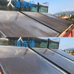暐凱水電冷氣工程行 - 太陽能熱水器表面清洗 暐凱水電冷氣工程行 - 太陽能熱水器表面清洗