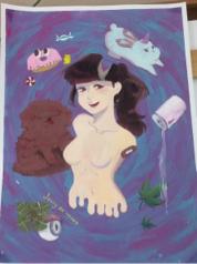 高沐 - 大學作業自畫像