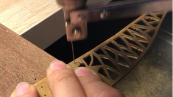 金工教學 林老師 - 切割金工作品