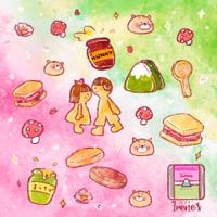 yuan._yuan.___ - Irene’s 春夏交織の鐵盒餅乾
/店家社群插畫繪製(IG: irene_handmade )/ 軟體 procreate.