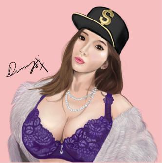 Danny T 客製化插畫 - Hiphop girl