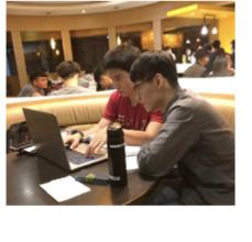 台積電南科廠工程師，副業為為教程式的家教程式老師 - 這是我第一位家教學生，我還是研究所的時候接了這個家教，這是家齊高中的學生認真學習的樣子