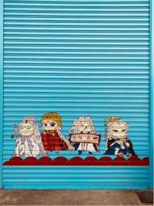 宸恩油漆整修工程 - 彩繪 （布袋戲）