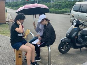 黃瀞儀 - 劇情片《桔梗捕手》拍攝現場