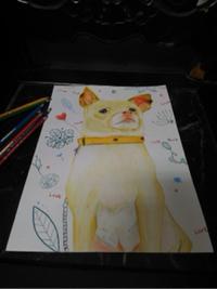 jai ping Ling - 寵物小狗色鉛筆插畫（完成）
