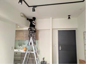 日光水電行 88584155 -  冷氣管槽施作