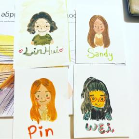 芮姬Regina Chuang - 手繪•水彩•似顏繪