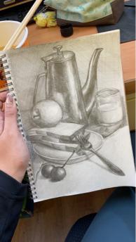 大宛 - 鉛筆靜物素描速寫示範