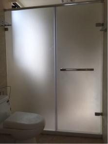 宇達玻璃企業有限公司 - 一字二片8m噴砂無框拉門(推拉門) 宇達玻璃企業有限公司 - 一字二片8m噴砂無框拉門(推拉門)