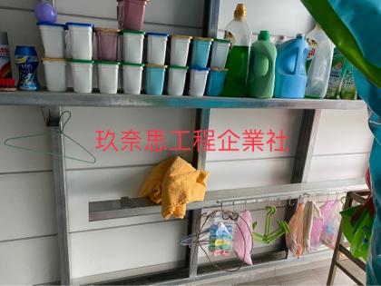 玖奈思工程企業社 - 二樓平台搭建-簡易置物架