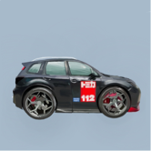 芋頭小畫室 - 車子 可愛 電繪