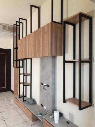 Jun油漆個人工作室 - 施工前
全室一般水泥漆～
天花板封板部分批土研磨，
全部天花板及牆面噴九大I白，
幾面牆搭配碧綠色：）
完美搭配。
#歡迎詢問關於油漆各種疑問
#工作地點：桃園藝文特區