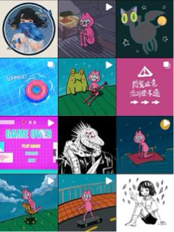 石淳羽 - 個人平面作品（IG)