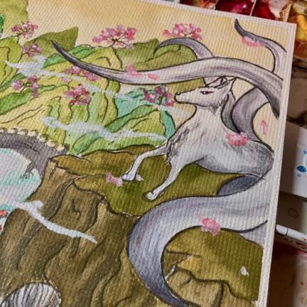 Sakura - 水彩古風