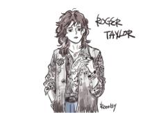 Rooney - 人像 Queen皇后樂團 Roger Taylor