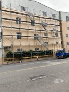 復佳企業（台中）統包工程 - 外牆施作一底兩面防水工程