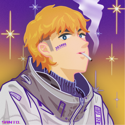 Santo插畫、平面設計、3D渲染 - 插畫