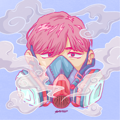 Santo插畫、平面設計、3D渲染 - 電繪插圖