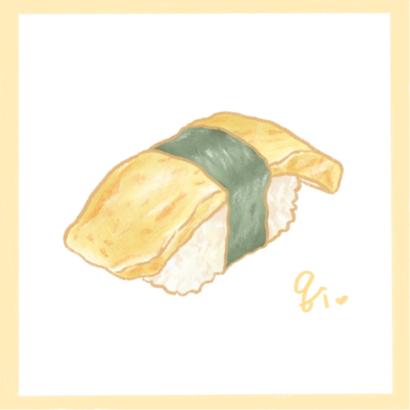 黃琪惠 - 蛋壽司插畫