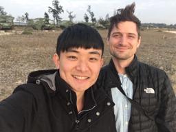 ㄚ財齊步GO - 在金門工作時的加拿大朋友