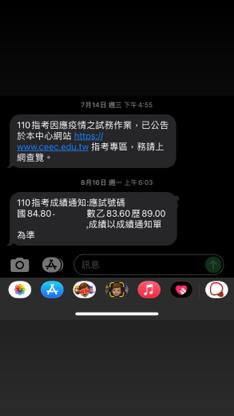 江玲 - 指考成績證明