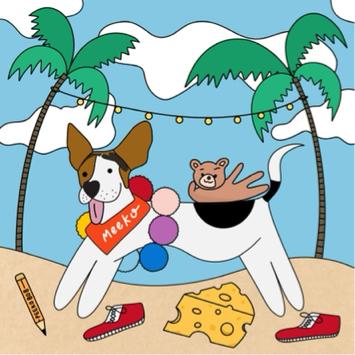 - - 插畫設計-寵物生日卡片委託